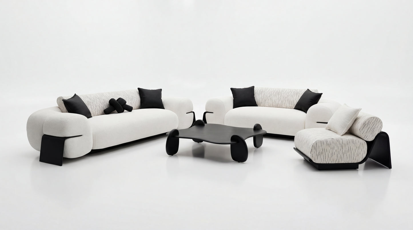 NOAH Furniture - IVORY - side view