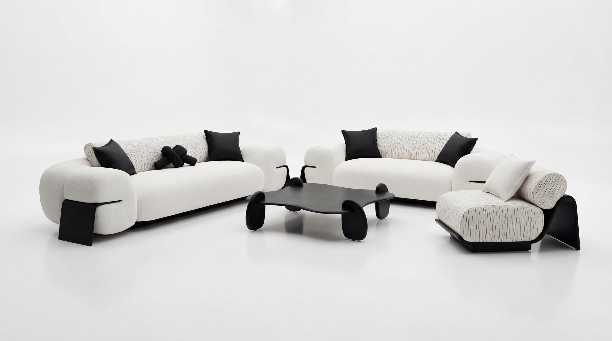 NOAH Furniture - IVORY - side view