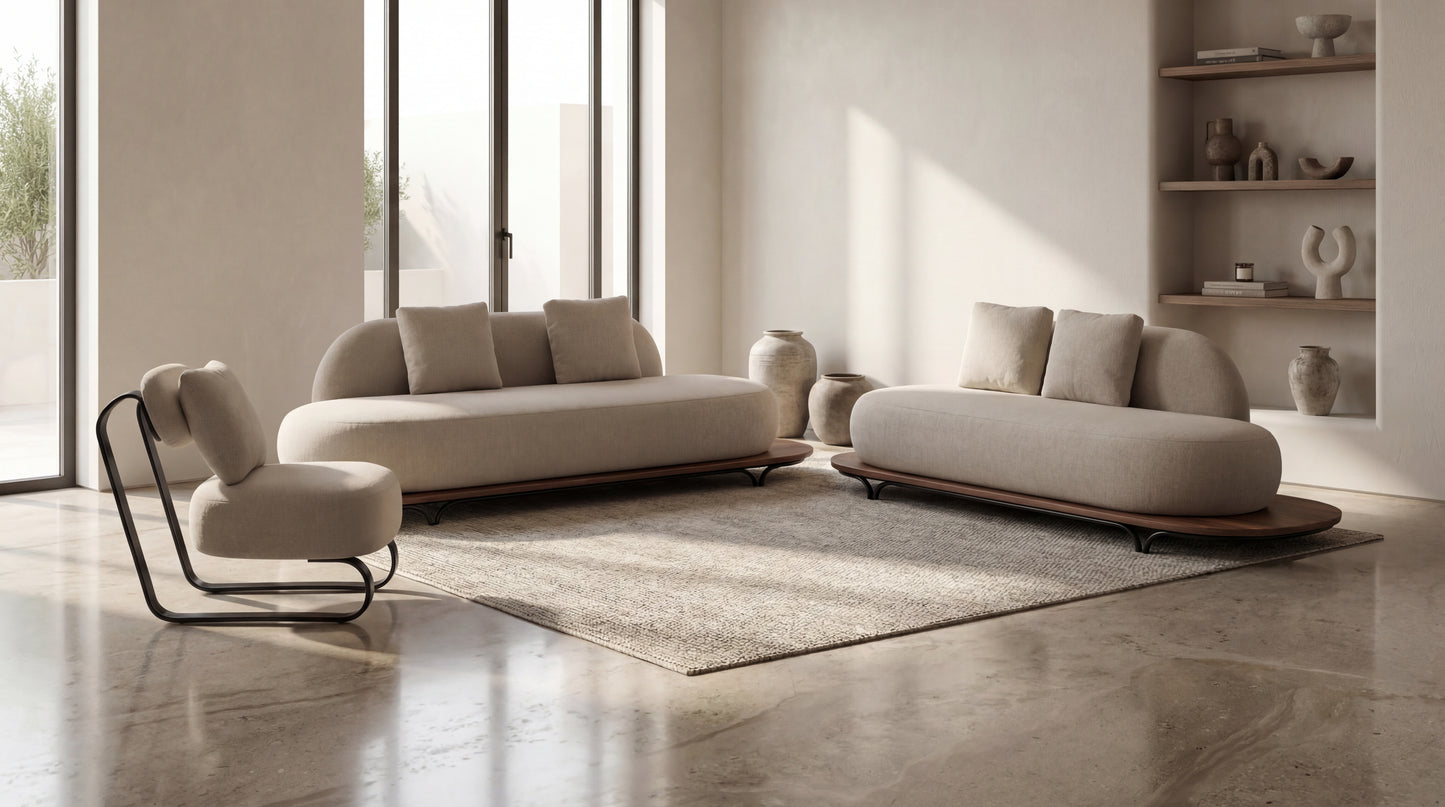 NOAH Furniture - HALAND Sofa Set - angle view
