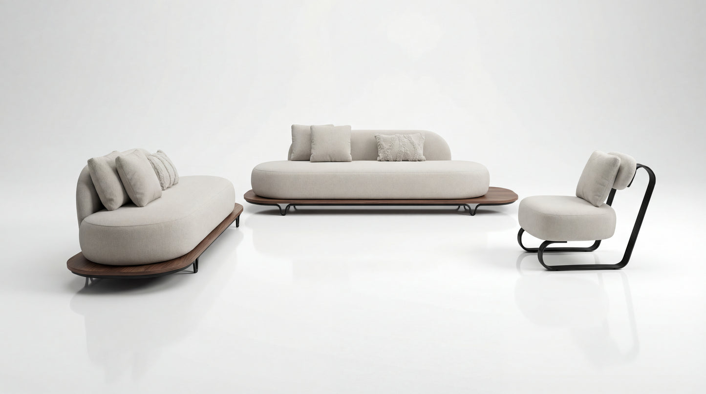 NOAH Furniture - HALAND Sofa Set - side view