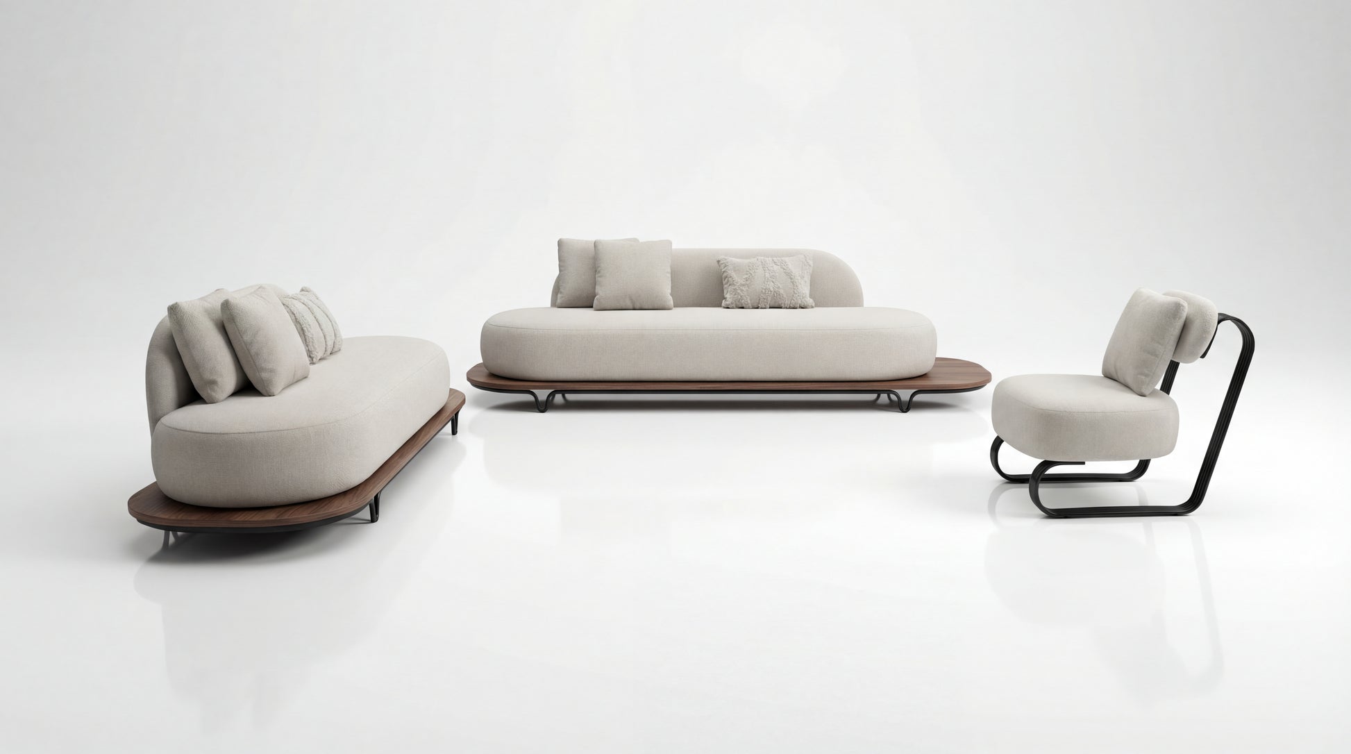 NOAH Furniture - HALAND Sofa Set - side view