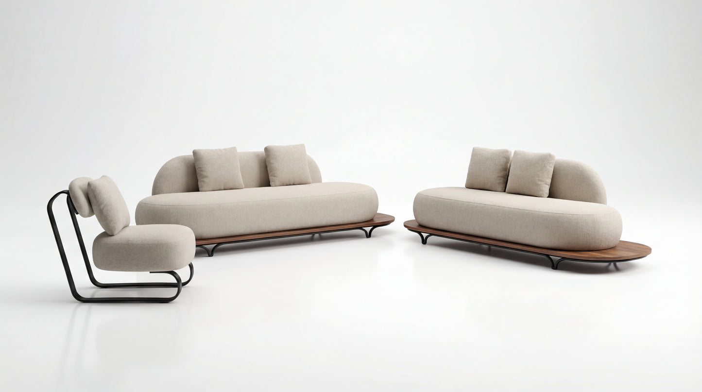 NOAH Furniture - HALAND Sofa Set - front view