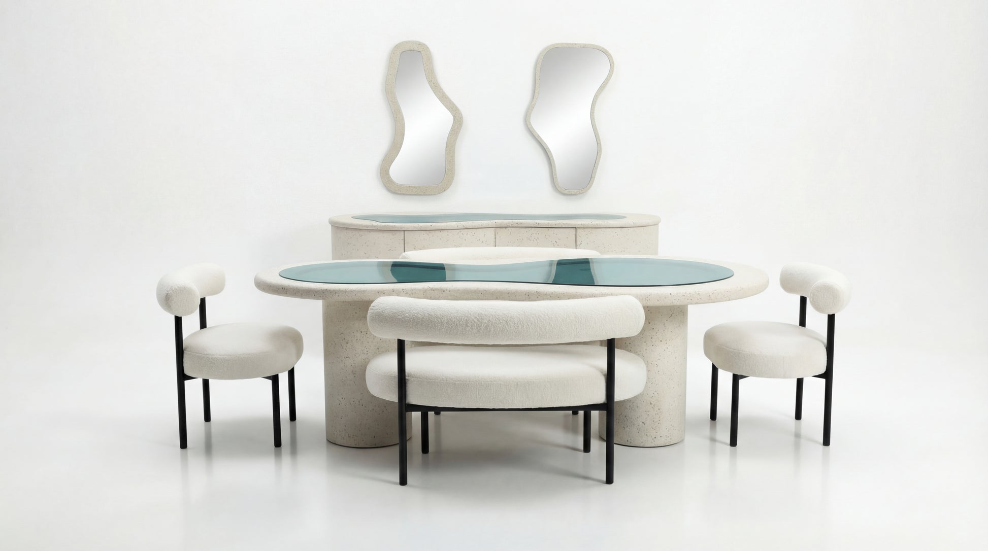 NOAH Furniture - LAKE Dining Set - front view