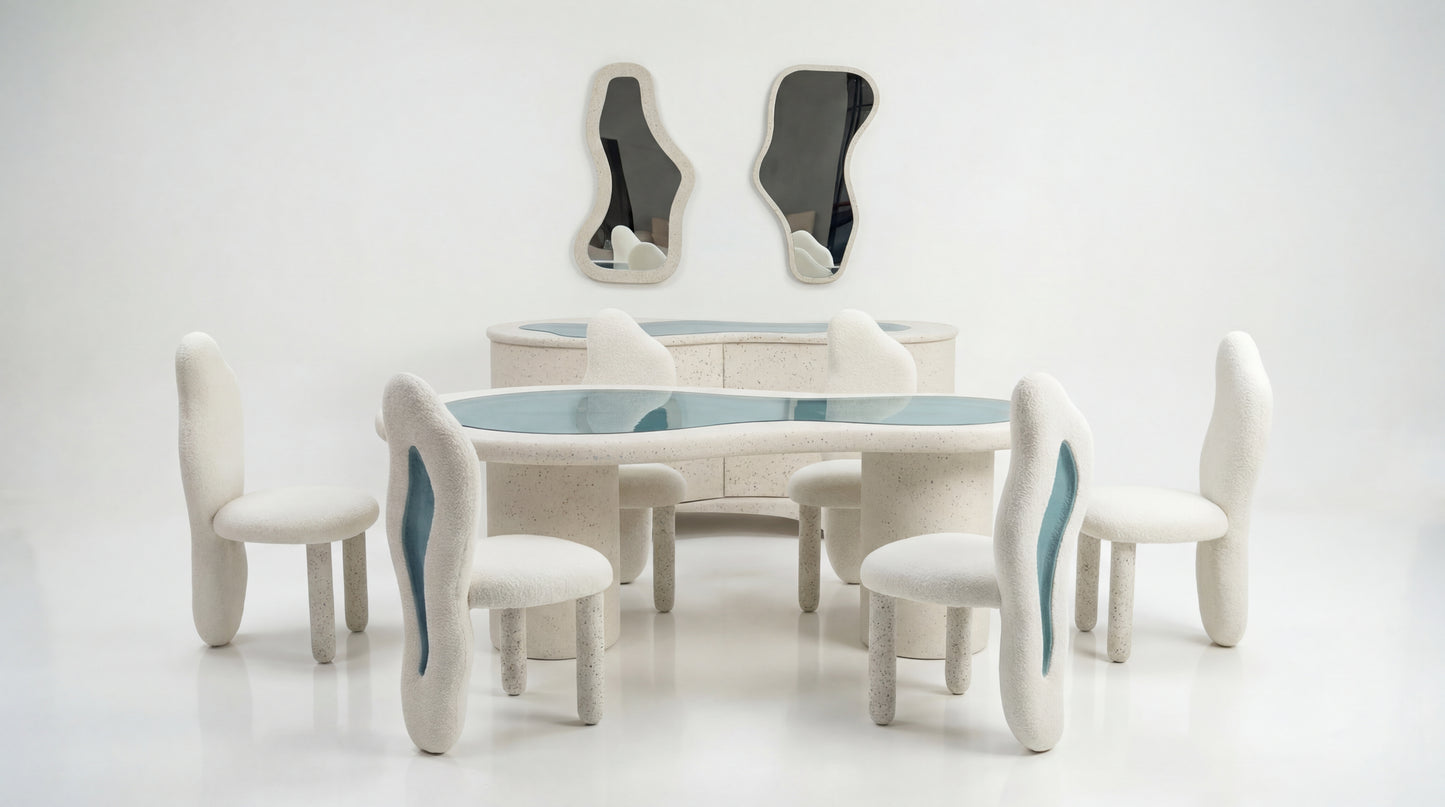 NOAH Furniture - LAKE Dining Set - angle view