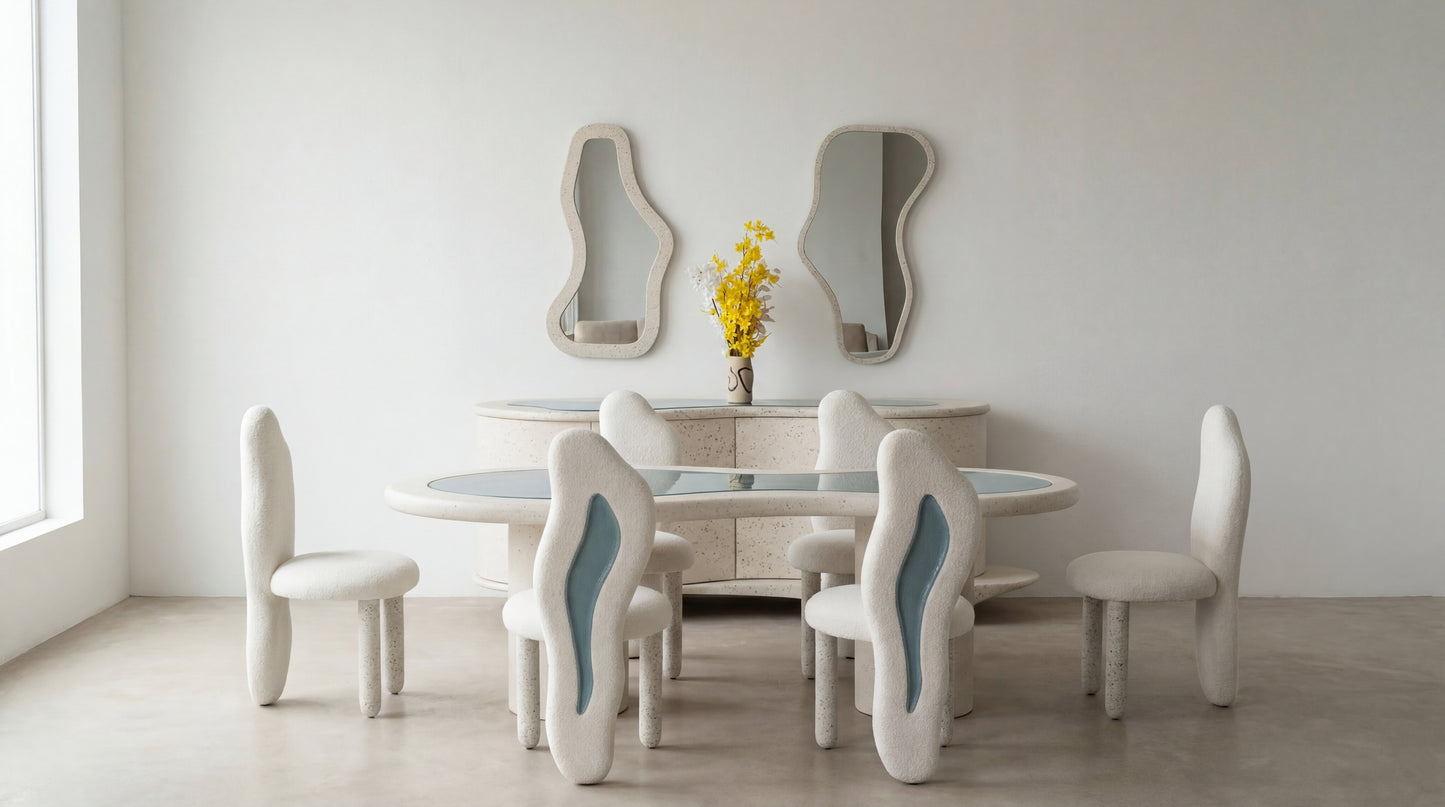 NOAH Furniture - LAKE Dining Set - side view