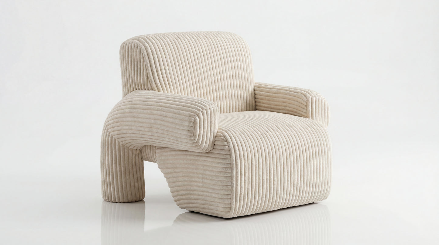 NOAH Furniture - CURVO Armchair - front view