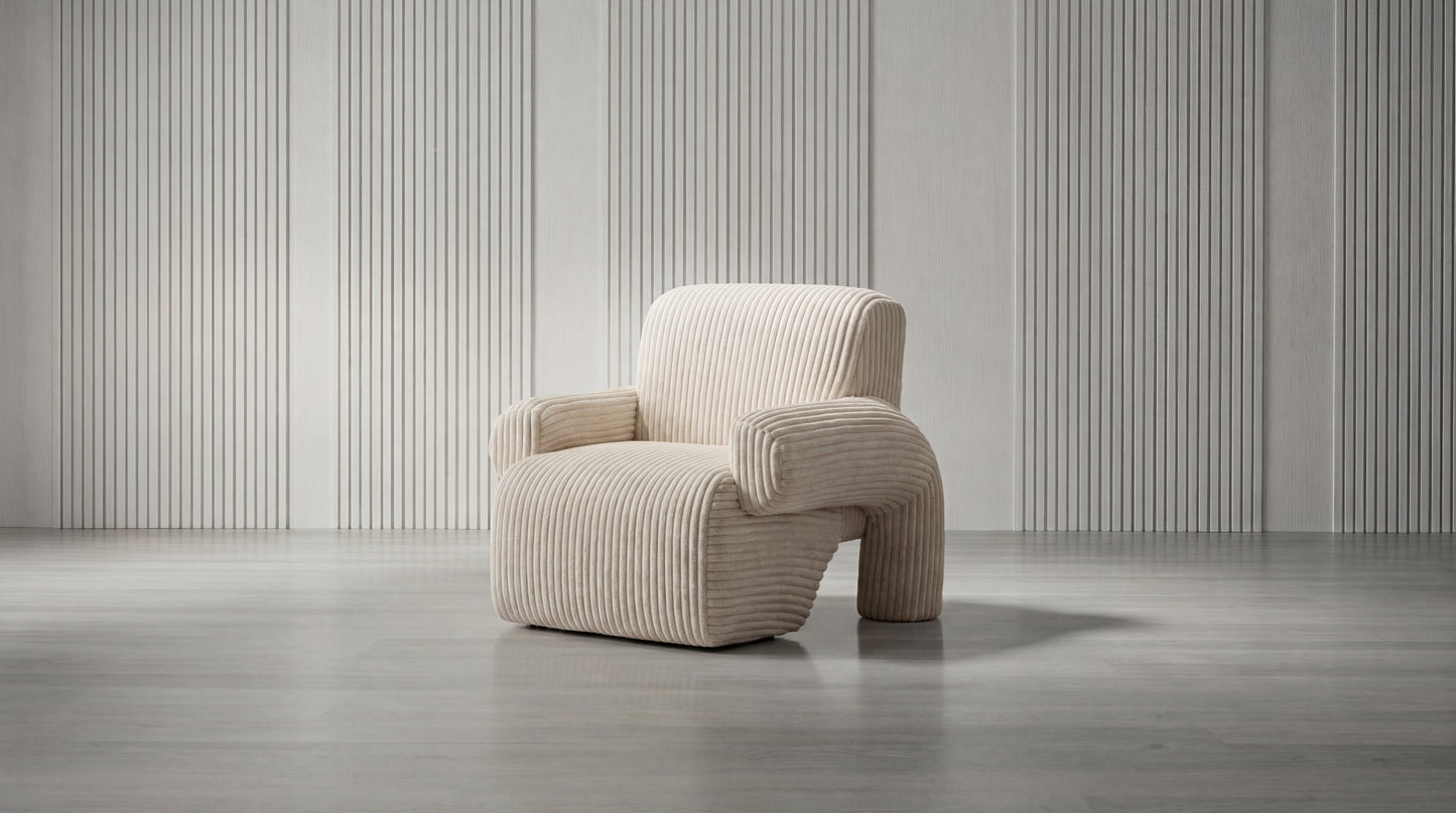 NOAH Furniture - CURVO Armchair - angle view