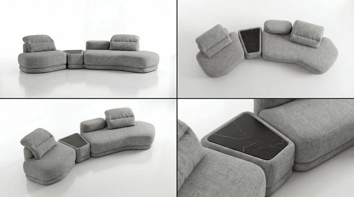 NOAH Furniture - ASTRA Sofa - angle view