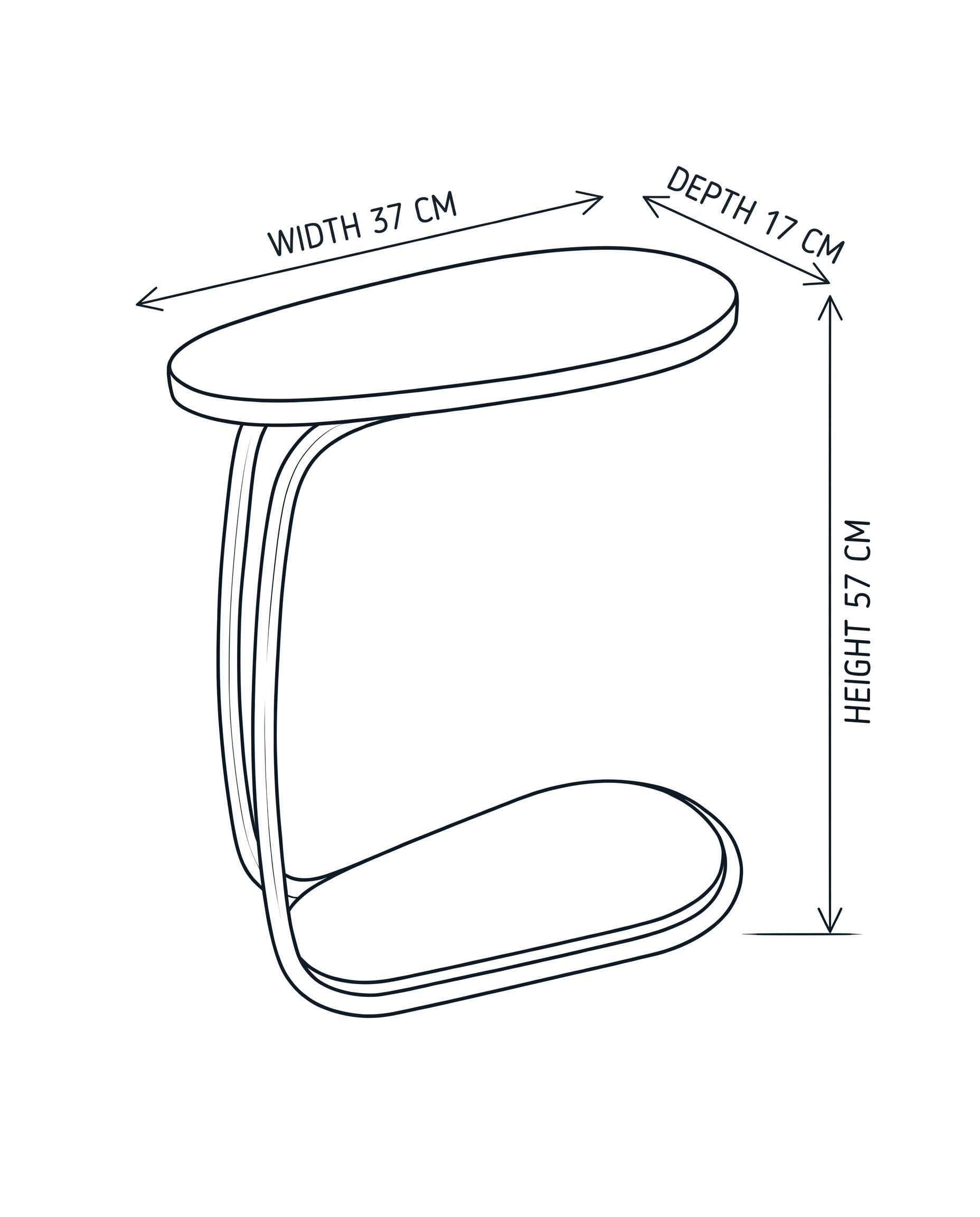 Curva 01 Side Table
