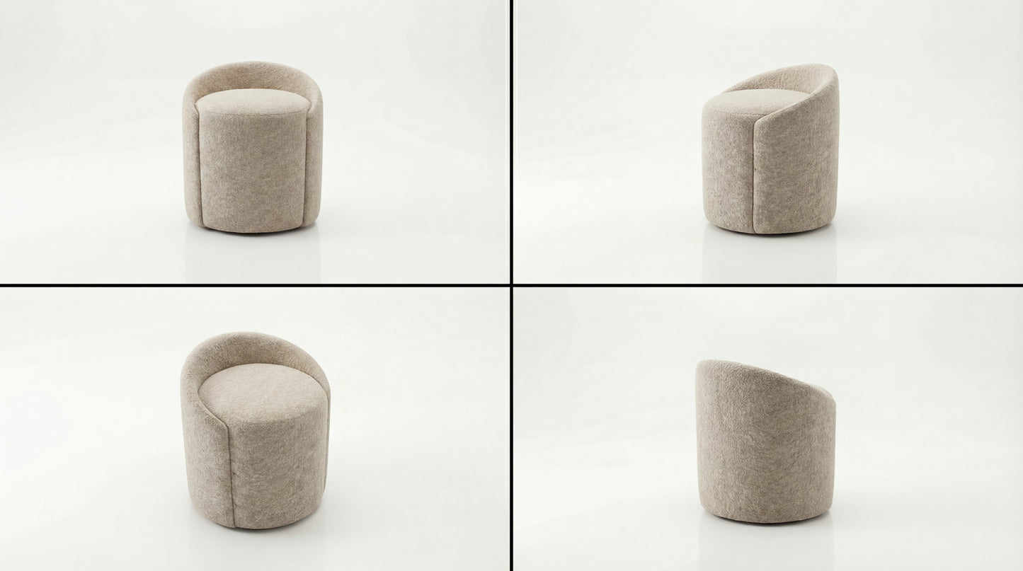 NOAH Furniture - COVE Pouf - angle view