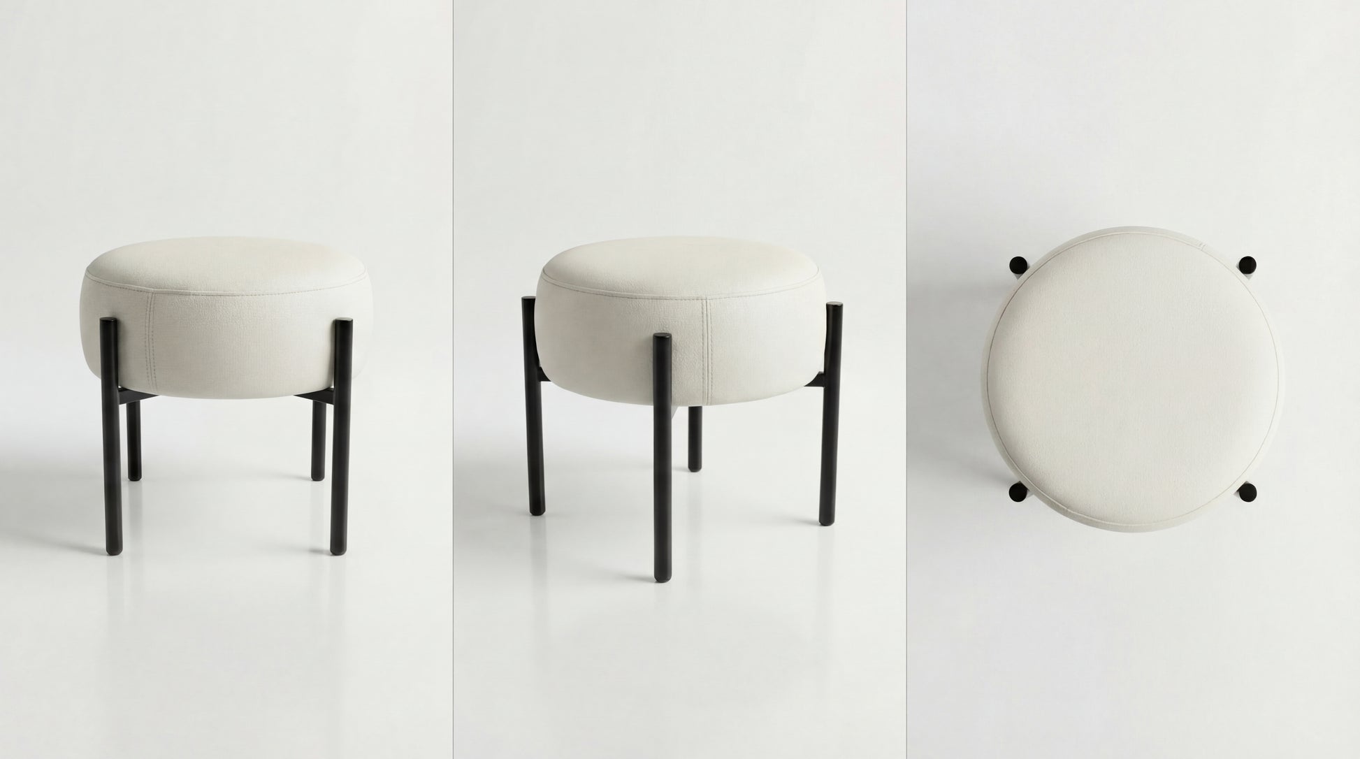 NOAH Furniture - LOTRI Pouf - side view