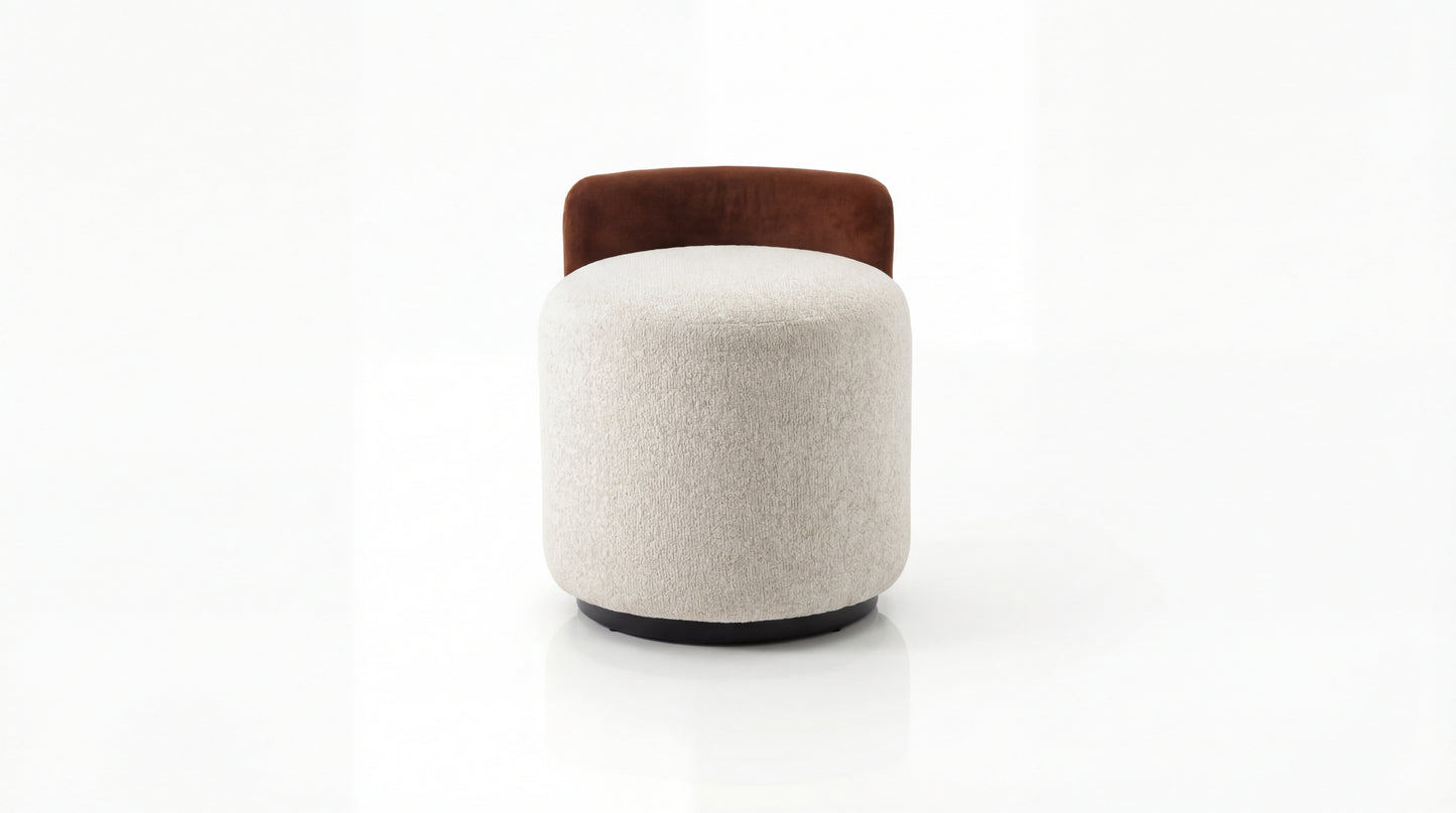 NOAH Furniture - MOKA Pouf - side view