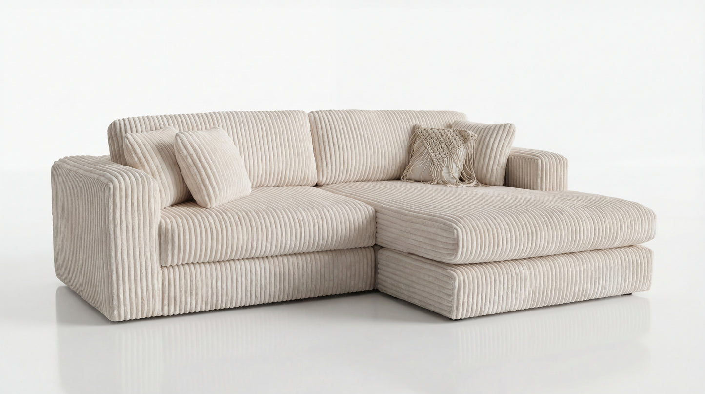 NOAH Furniture - SUGAR L-Shape - front view