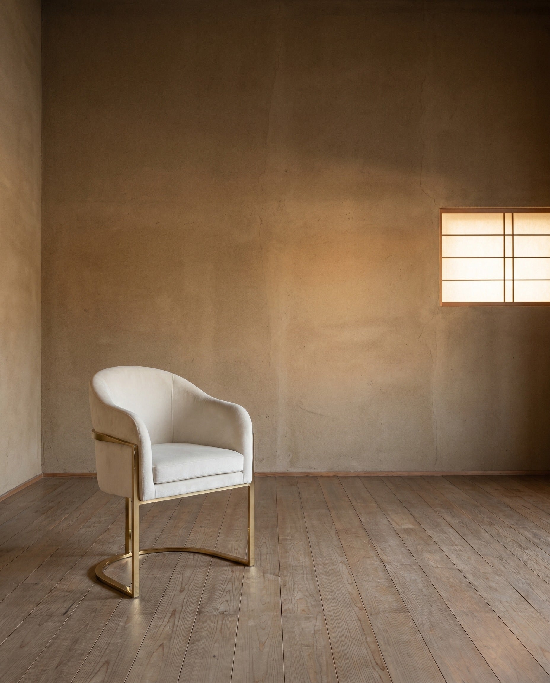 Sylvan Dining Chair Brass