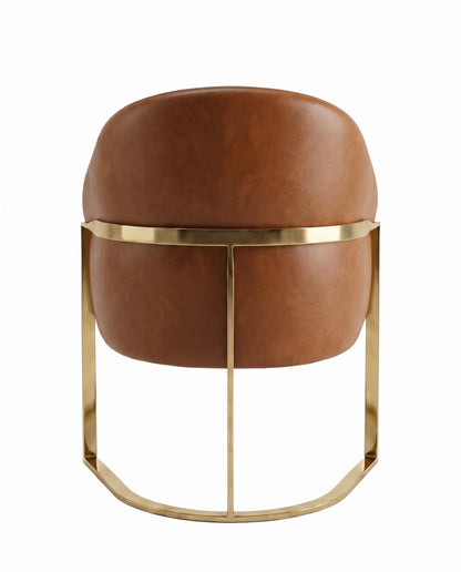Sylvan Dining Chair Brass