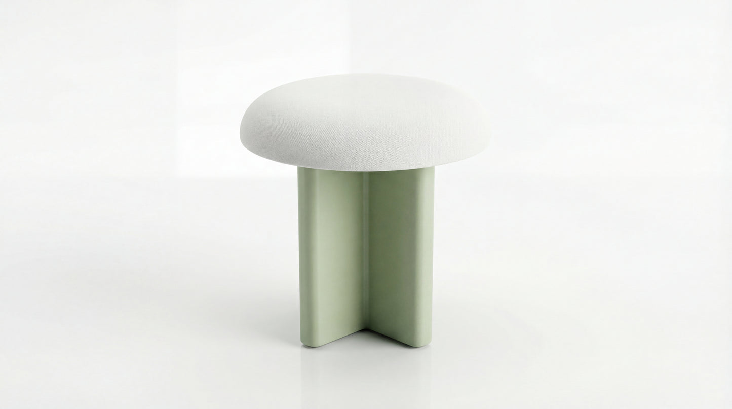 NOAH Furniture - VERDE Pouf - front view