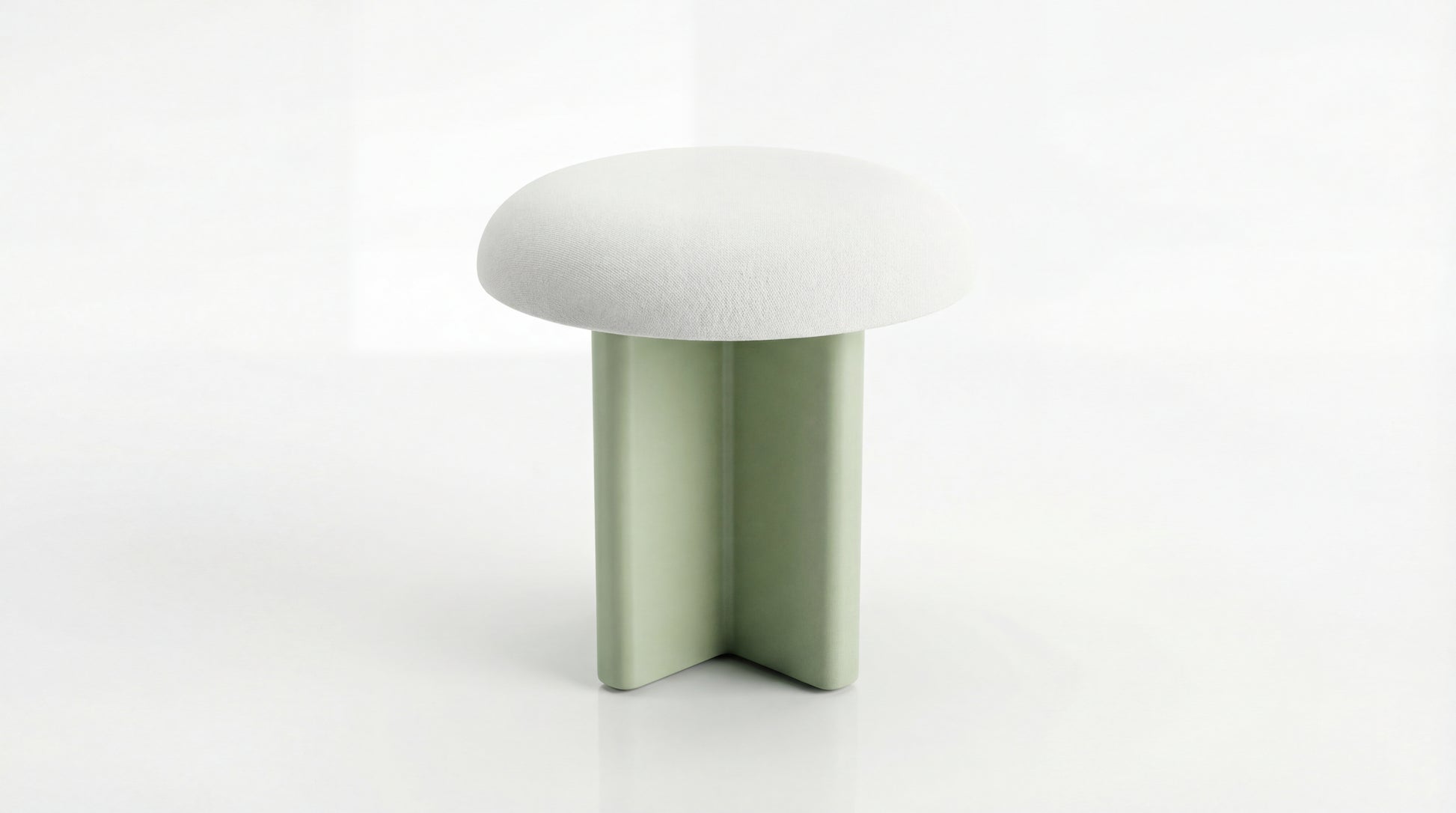 NOAH Furniture - VERDE Pouf - front view